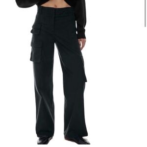 Wilfred Free Black Picture Cargo Pant